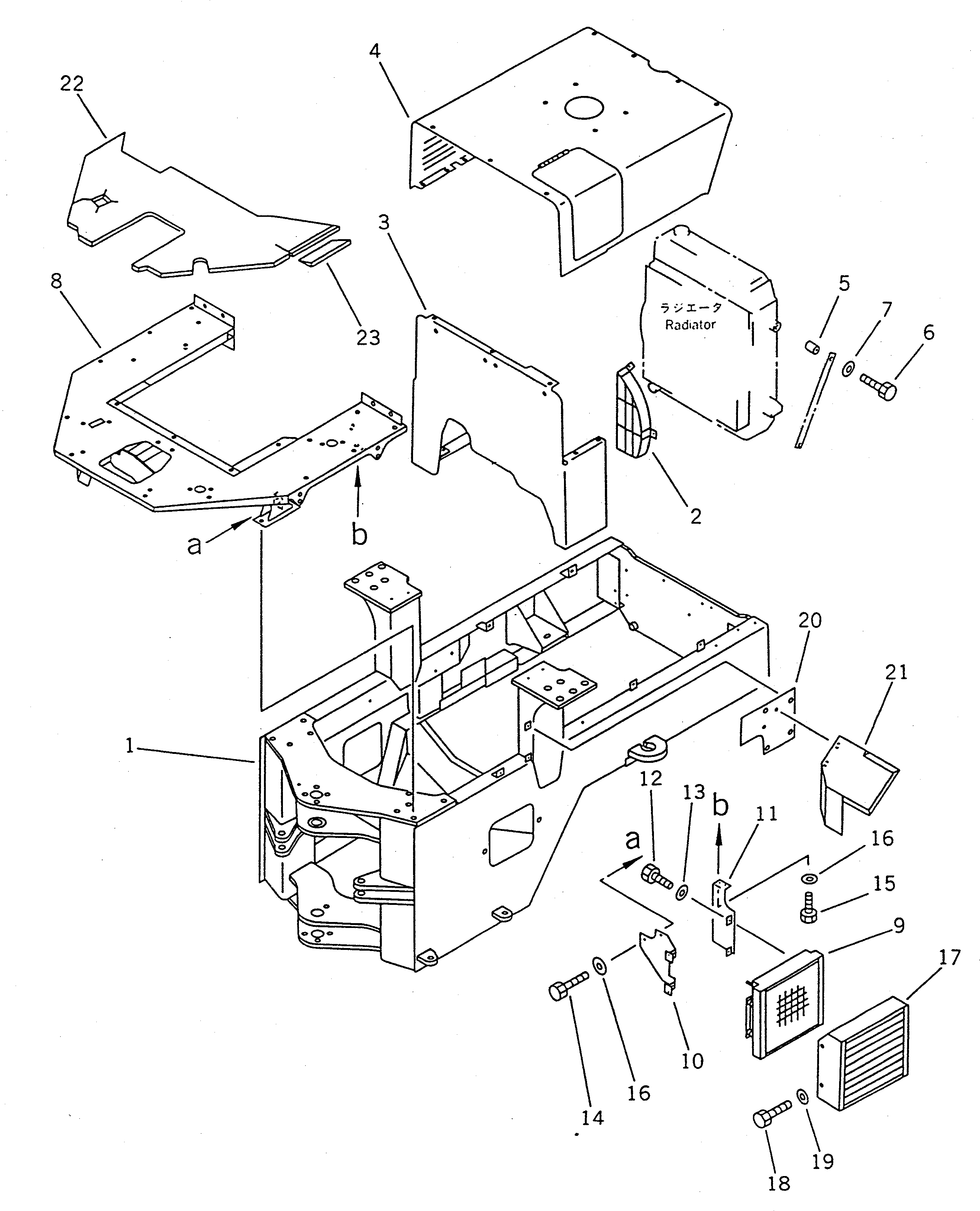 MAT,FLOOR (MODIFIED PART) 417-963-1740 KOMATSU