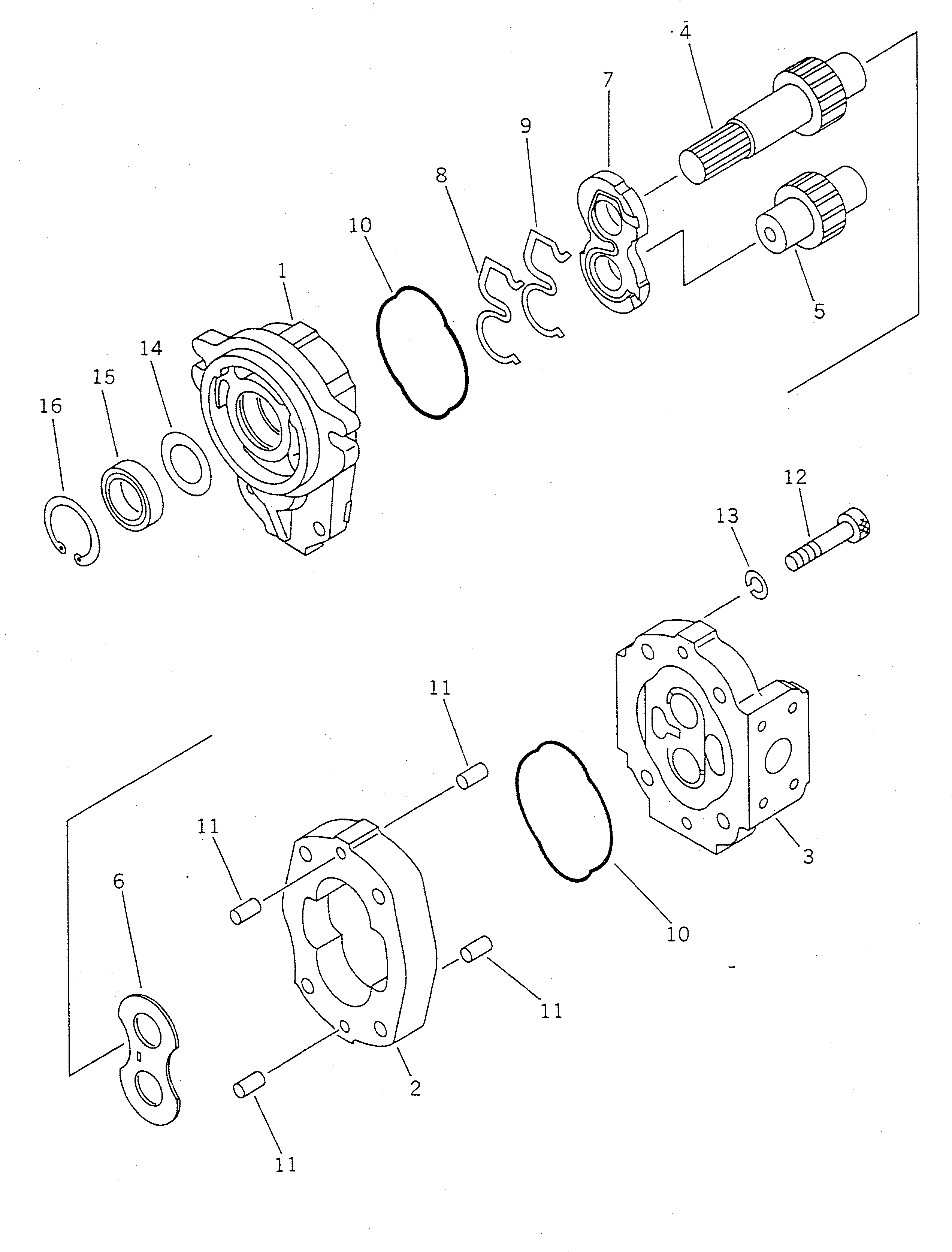 Корпус редуктора (\7\705-68-29110) KOMATSU