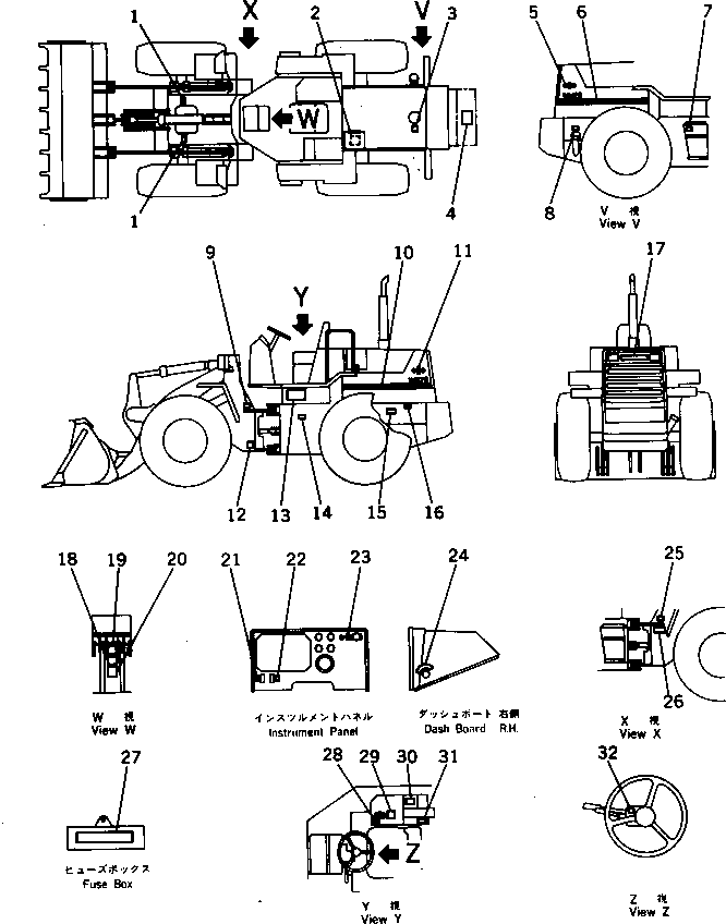 Табличка смазки 416-93-11730 KOMATSU