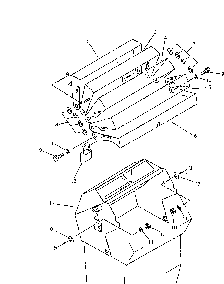 COVER,(MODIFIED PARTS) (419-U56-1190) KOMATSU