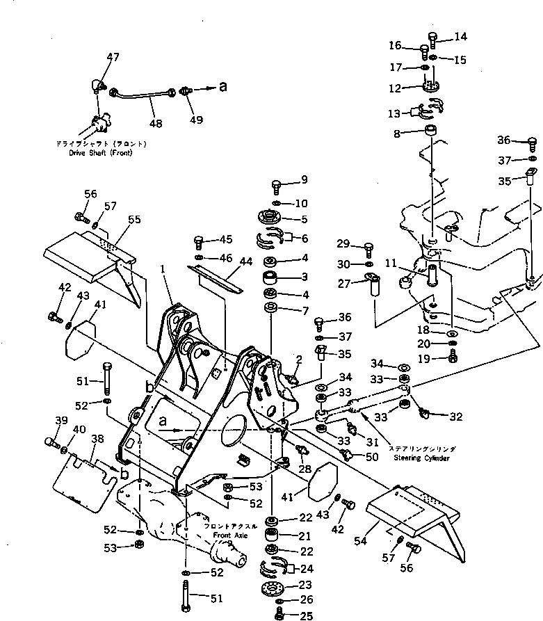 FRAME,FRONT 423-46-11183 KOMATSU