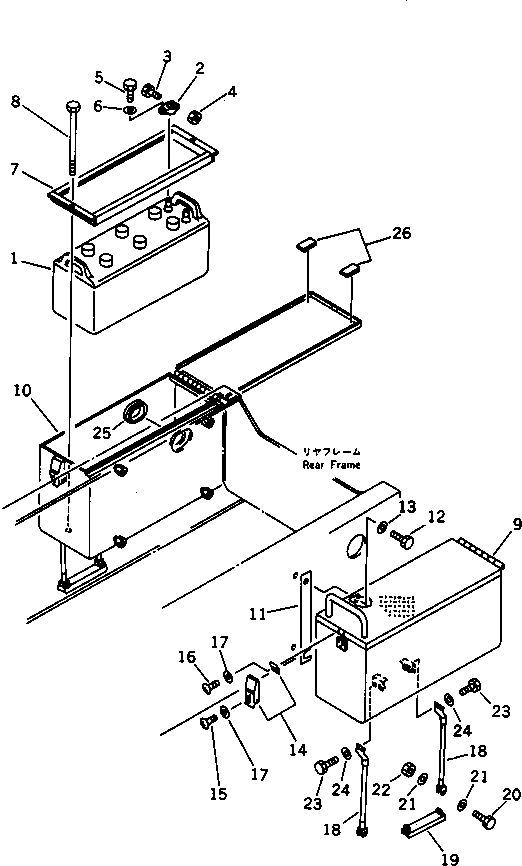 BOX,R.H. 418-06-14220 KOMATSU