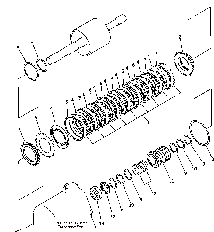 CLUTCH ASS'Y,FORWARD AND REVERSE (418-15-11501) KOMATSU
