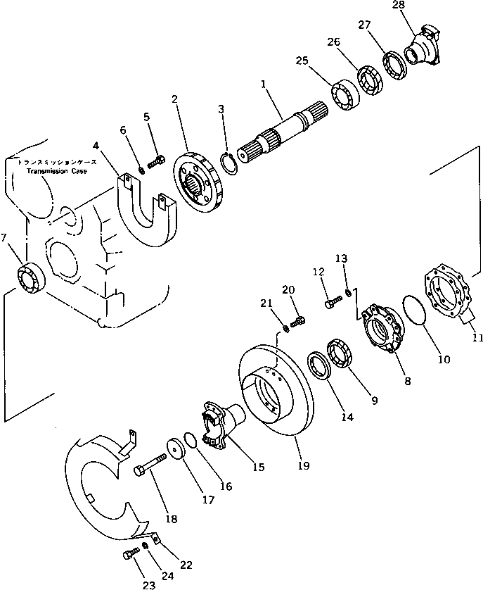 COUPLING,FRONT 418-15-13530 KOMATSU