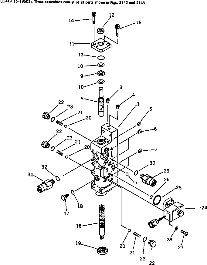 VALVE ASS'Y,SELECTOR 419-15-19600 KOMATSU