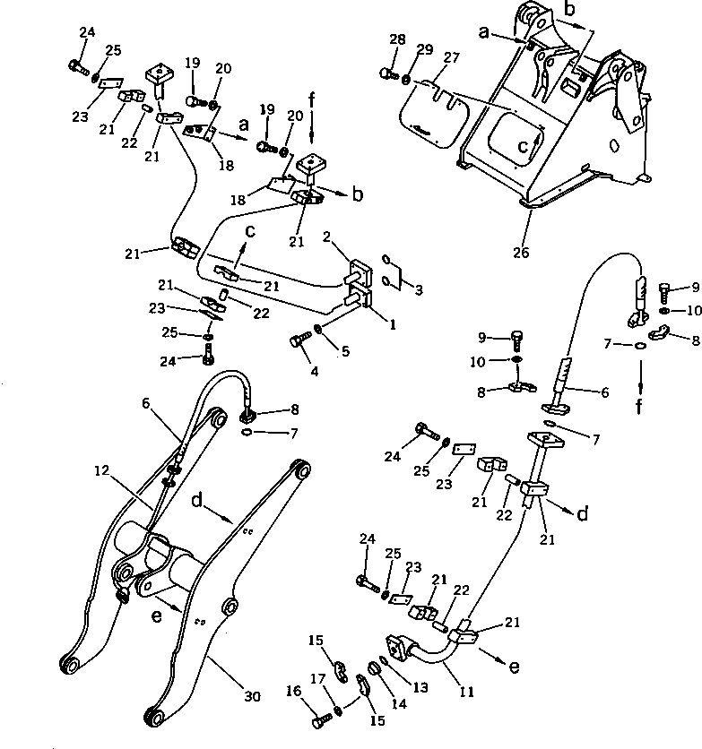ARM,LIFT (MODIFIED PART) 418-877-1530 KOMATSU