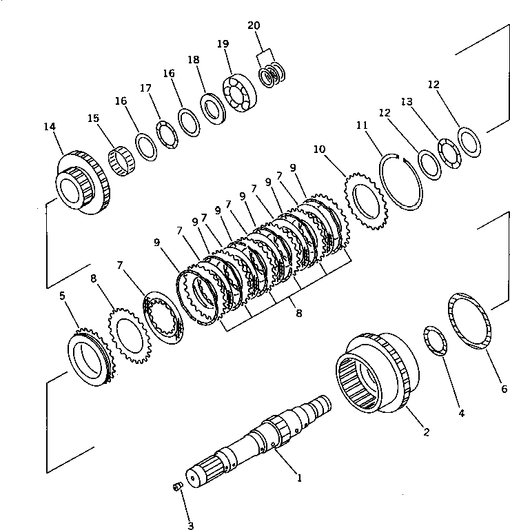 Корпус в сборе (\2\419-15-12413) KOMATSU