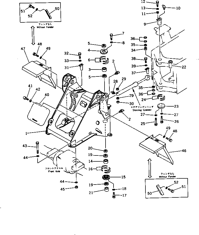FRAME,FRONT 419-46-11320 KOMATSU