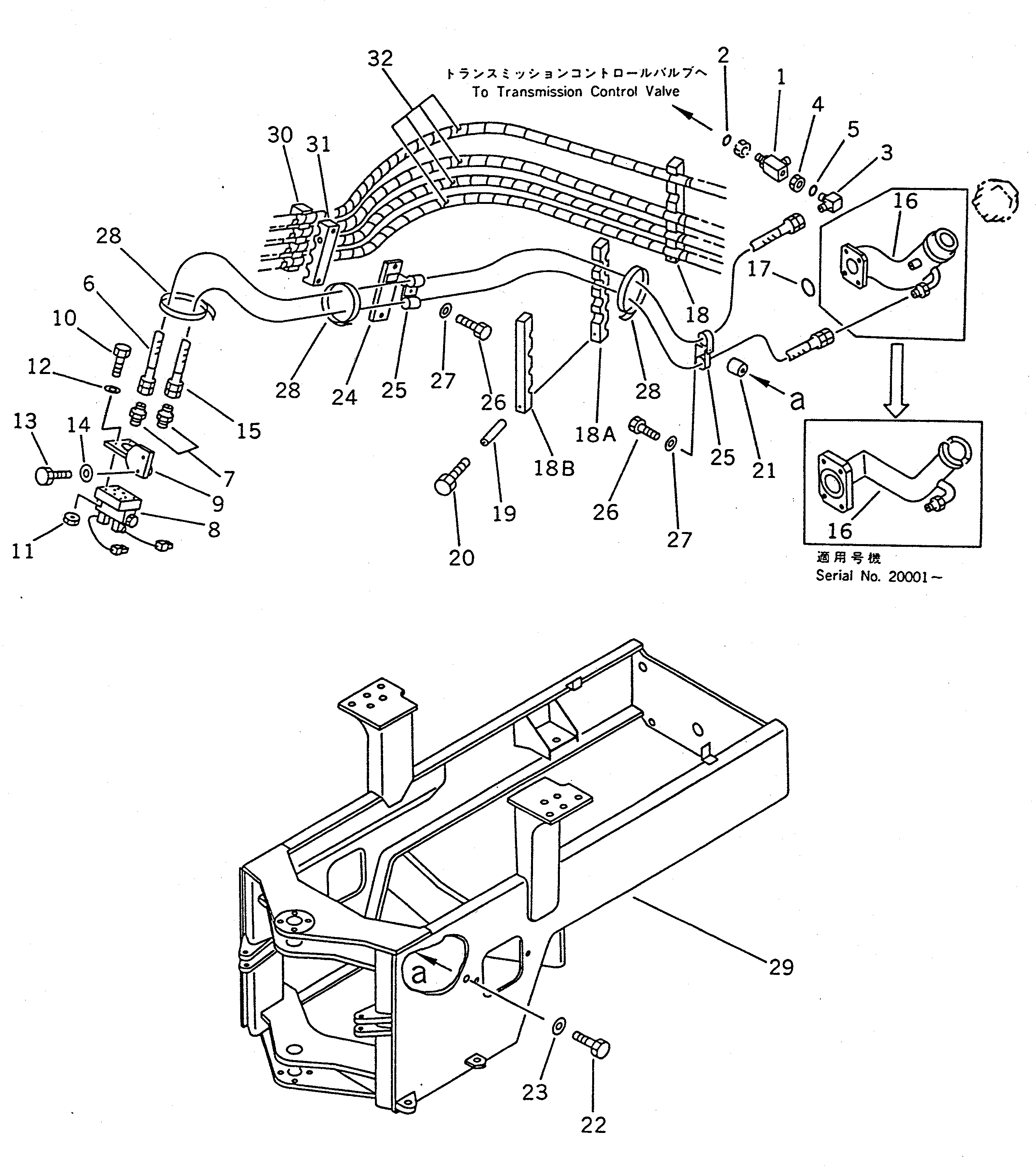 TUBE,FILLER (MODIFIED PARTS) 416-879-1731 KOMATSU