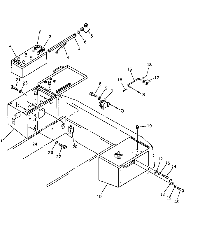 BOX,L.H. 424-06-14210 KOMATSU