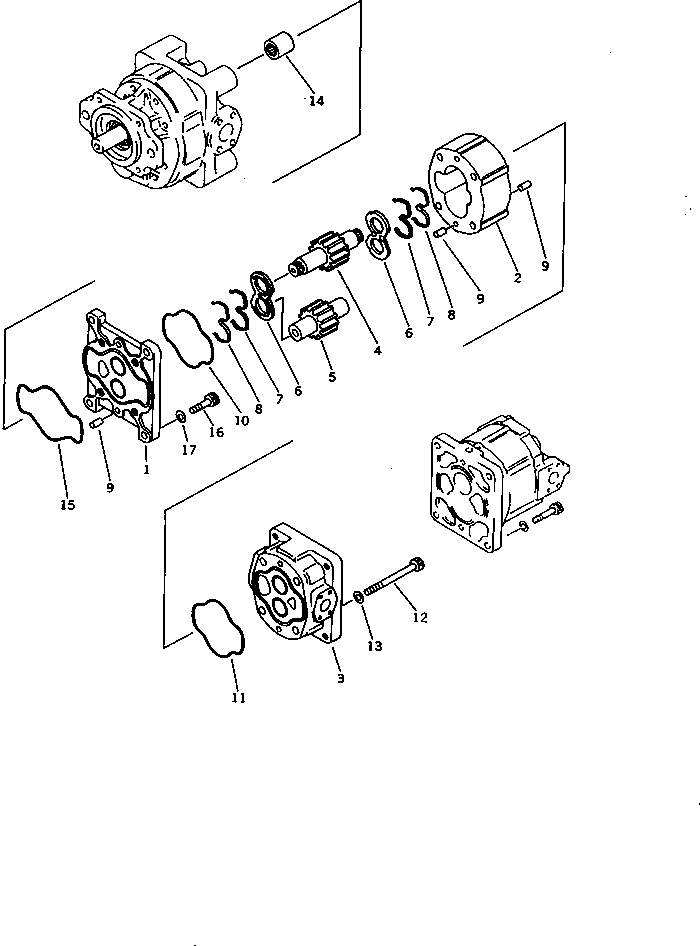 Уплотнительное кольцо круглого сечения 705-17-03360 KOMATSU