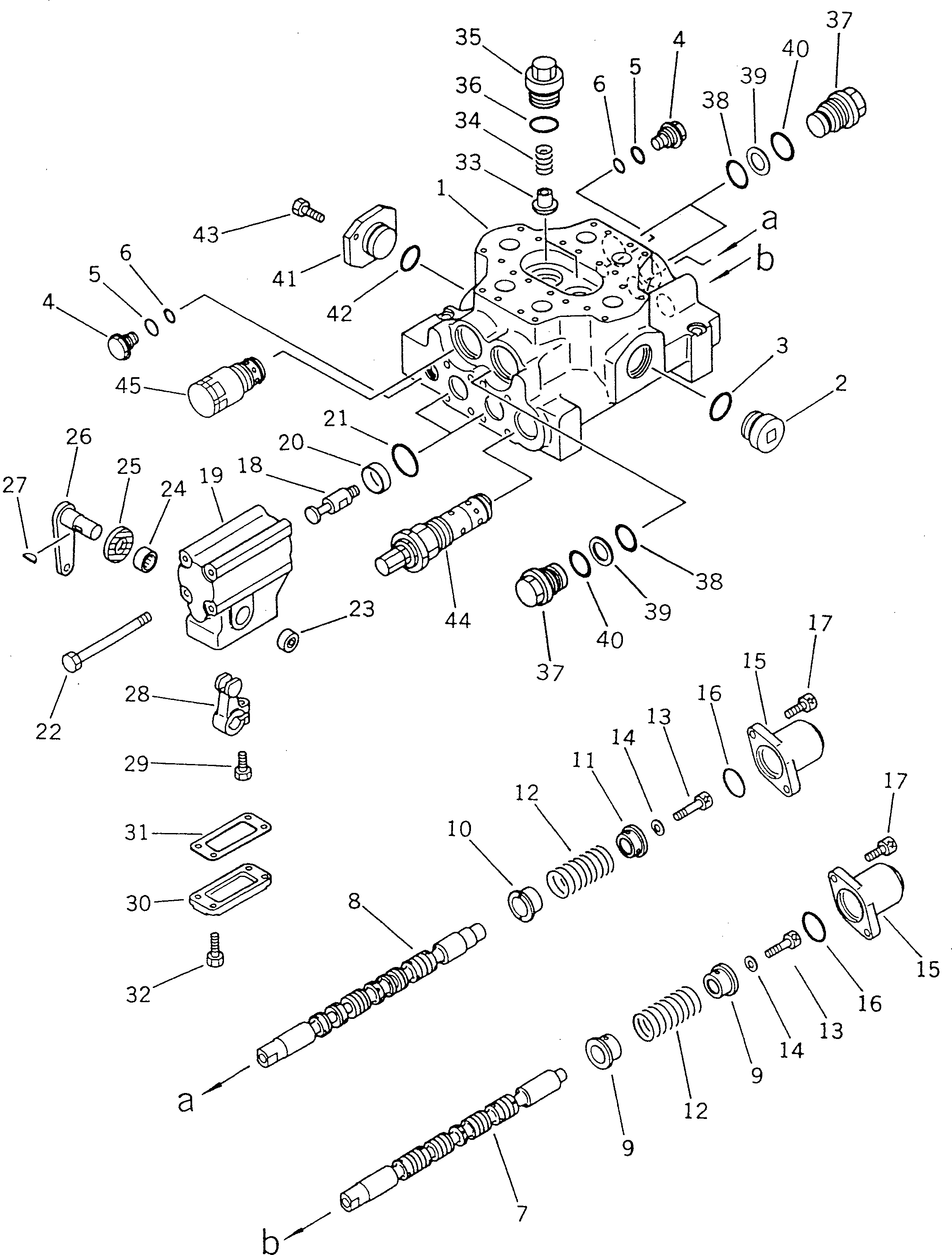 Клапан в сборе 700-92-17002 KOMATSU