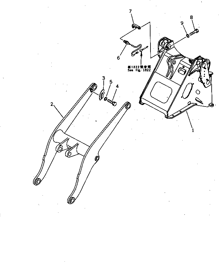 FRAME,FRONT (MODIFIED PART) 419-U94-1510 KOMATSU