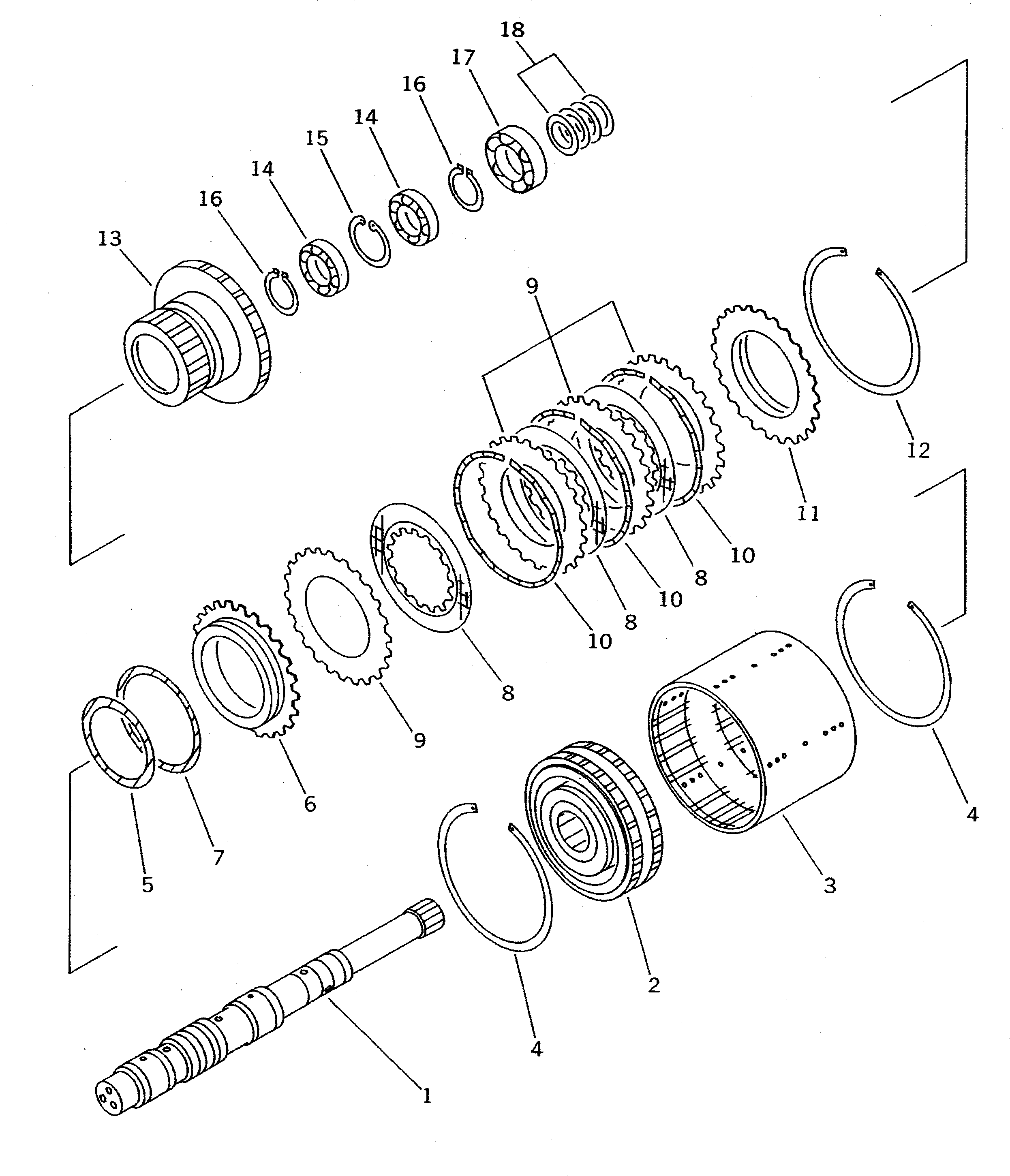 GEAR¤ 43 TEETH,FORWARD 415-15-12412 KOMATSU