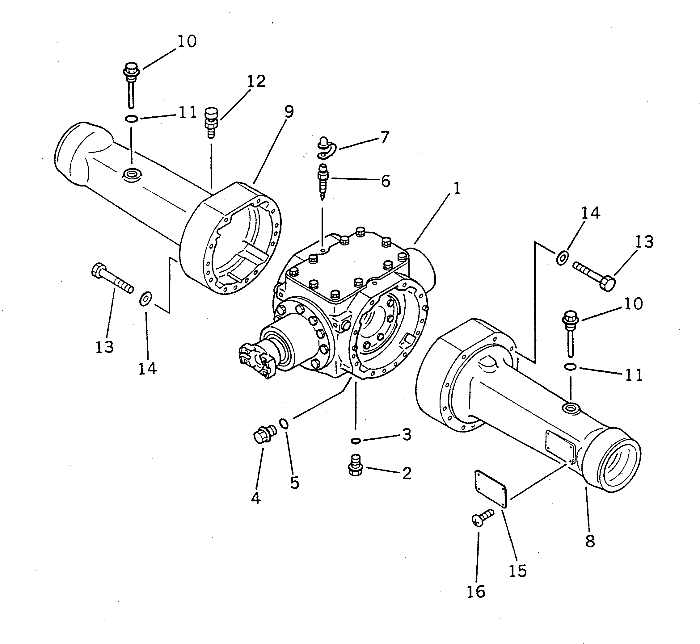 HOUSING,R.H. 415-23-13222 KOMATSU