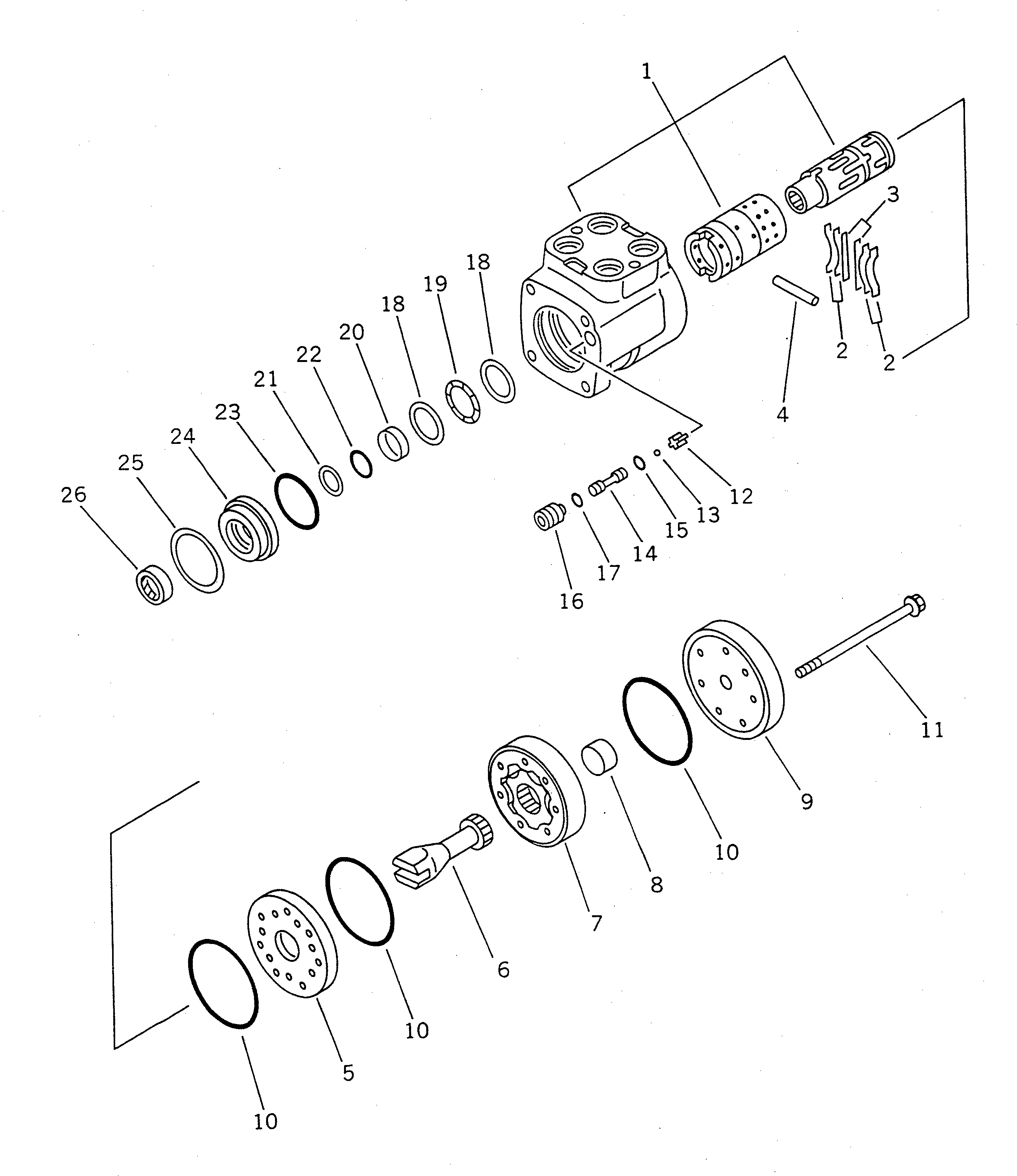 VALVE ASS'Y,STEERING 417-64-15201 KOMATSU