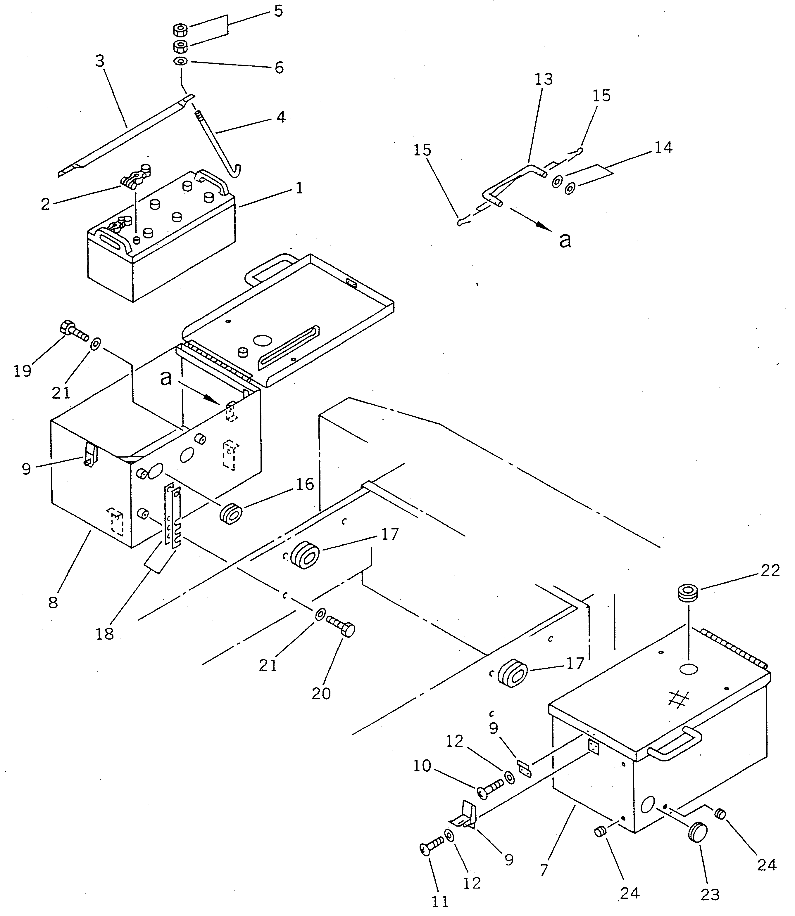 BOX,R.H. 421-06-11296 KOMATSU
