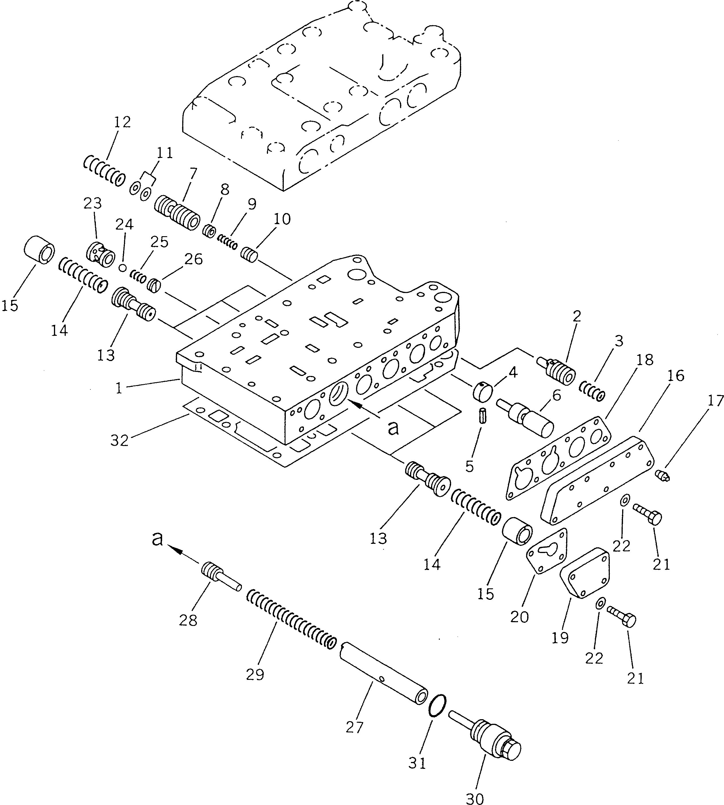 GASKET,LOWER VALVE 424-15-15991 KOMATSU