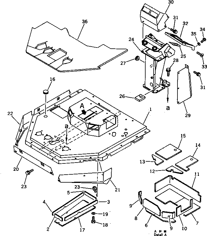 COVER,(FOR BRAKE COOLING) 421-U44-1420 KOMATSU