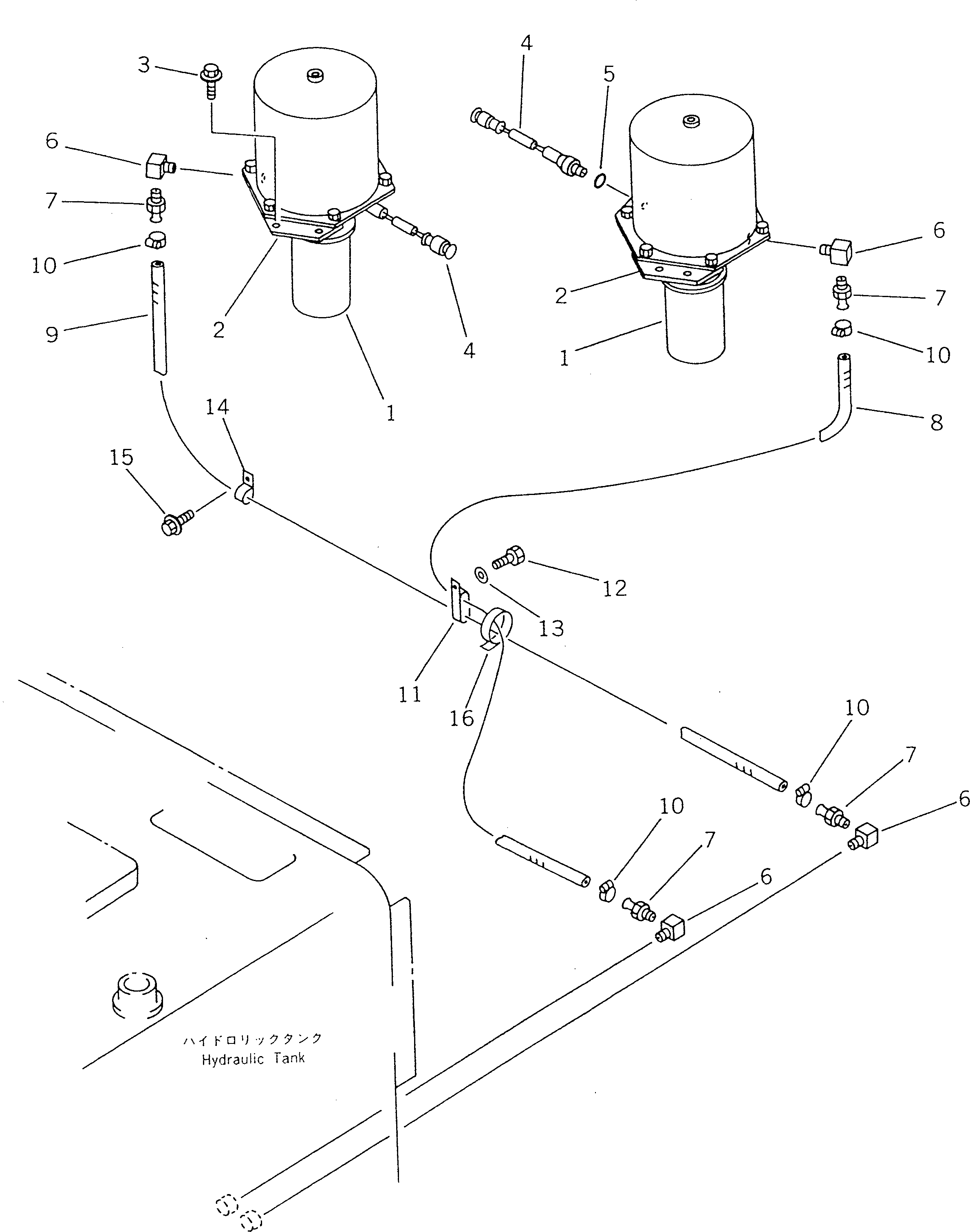 BRAKE CHAMBER ASS'Y,(SEE FIG.3761) (421-35-13200) KOMATSU
