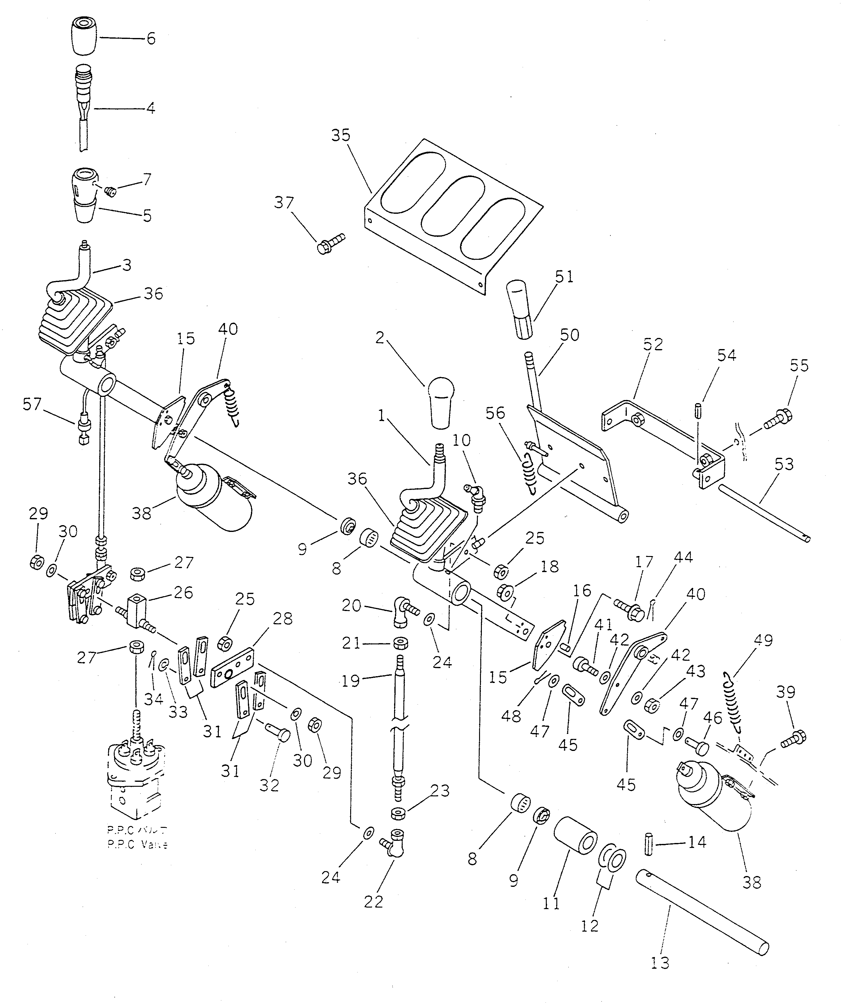 LEVER ASS'Y,LIFT 421-877-1550 KOMATSU