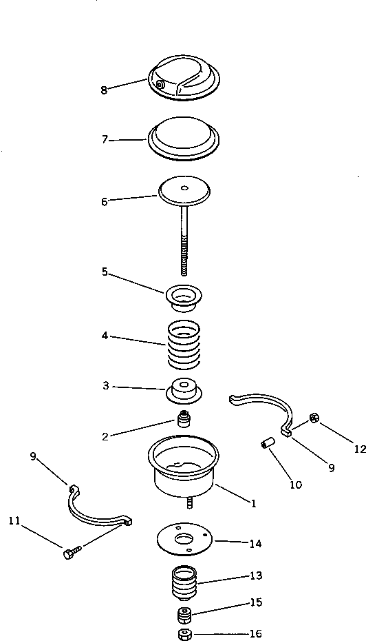 SPRING CYLINDER A.,(TBG/ABE SPEC.) 423-43-15390 KOMATSU