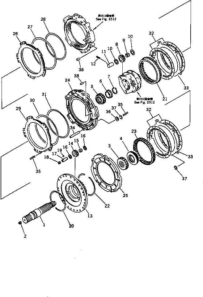 Подшипник \0\421-15-19410 KOMATSU
