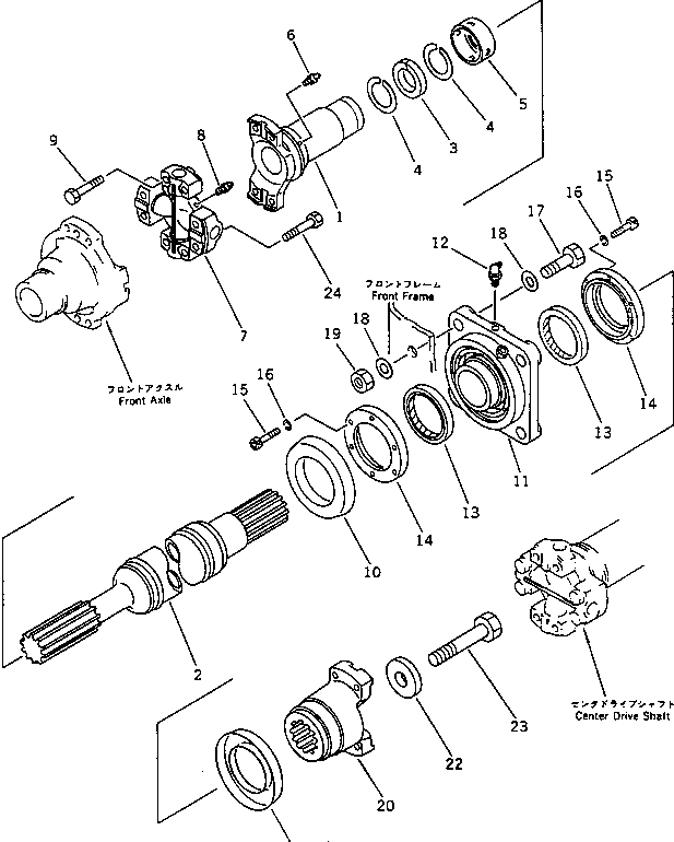 BEARING ASS'Y,FLANGE 421-20-15112 KOMATSU