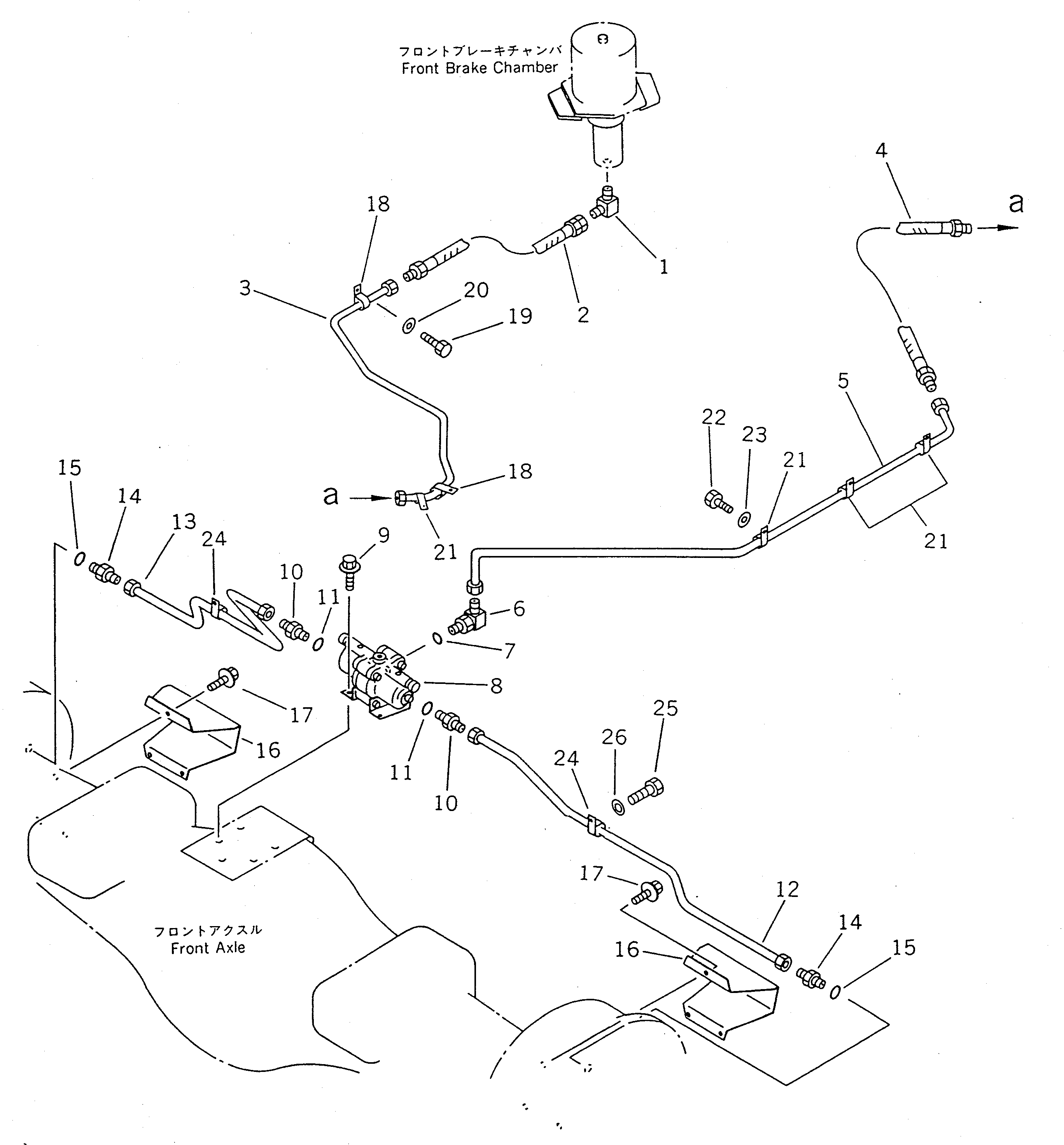 SLACK ADJUSTER ASS'Y,(SEE FIG.3771) (424-35-15770) KOMATSU
