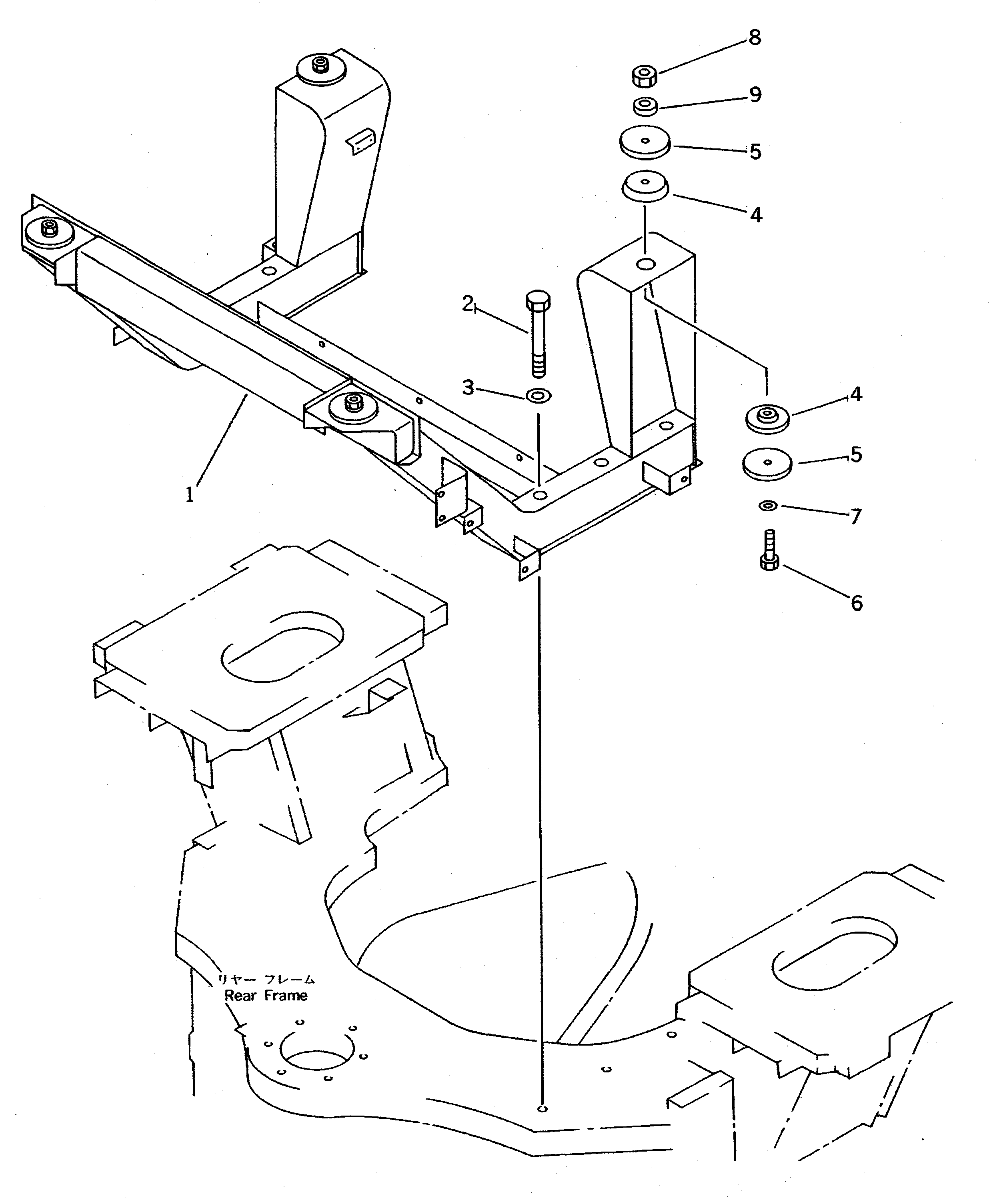 SUPPORT,(FOR JOY STICK STEERING) 427-S33-2860 KOMATSU