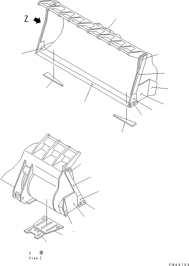 EDGE (WELDED) 427-806-1122 KOMATSU
