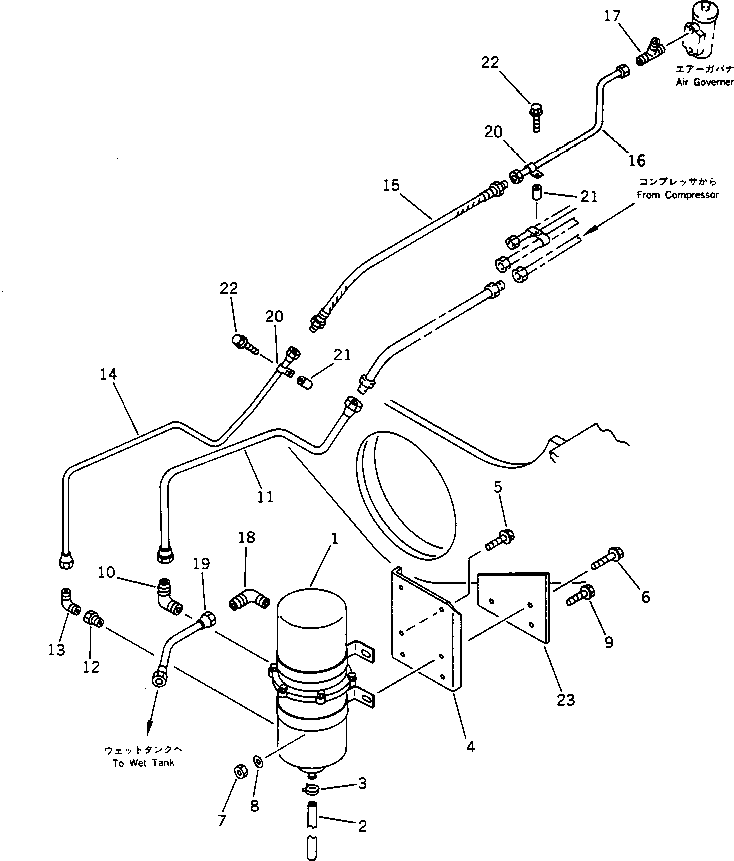 FRAME,REAR (MODIFIED PART) 424-W90-1530 KOMATSU
