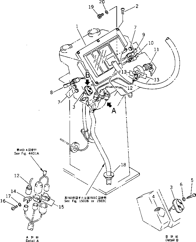 MONITOR ASS'Y,(WITHOUT EMERGENCY STEERING) (7831-56-2000) KOMATSU