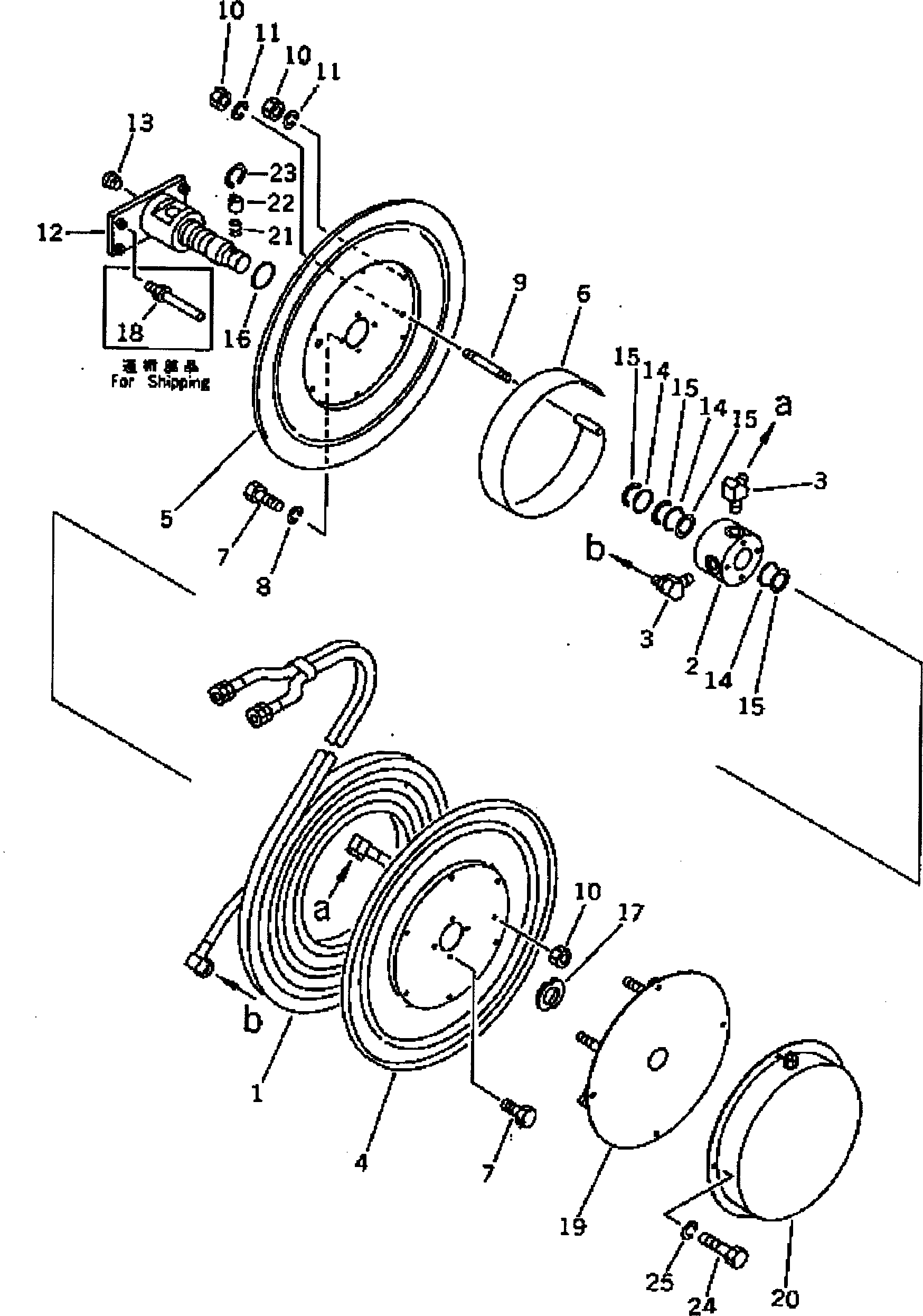 HOSE REEL ASS'Y 23S-60-15701 KOMATSU