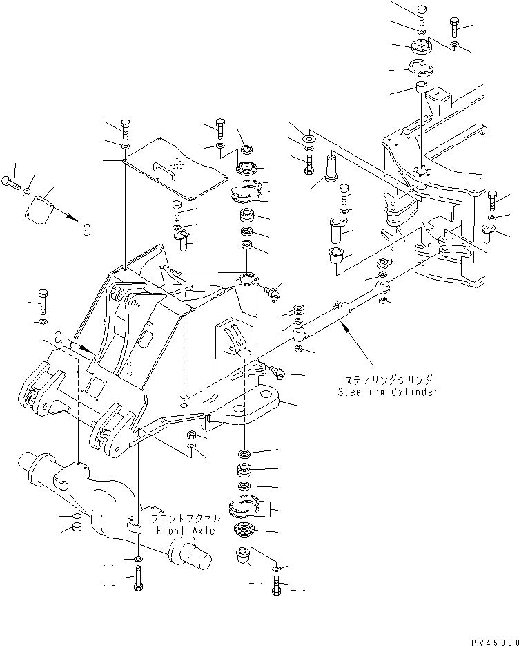 FRAME,FRONT 41K-46-11101 KOMATSU