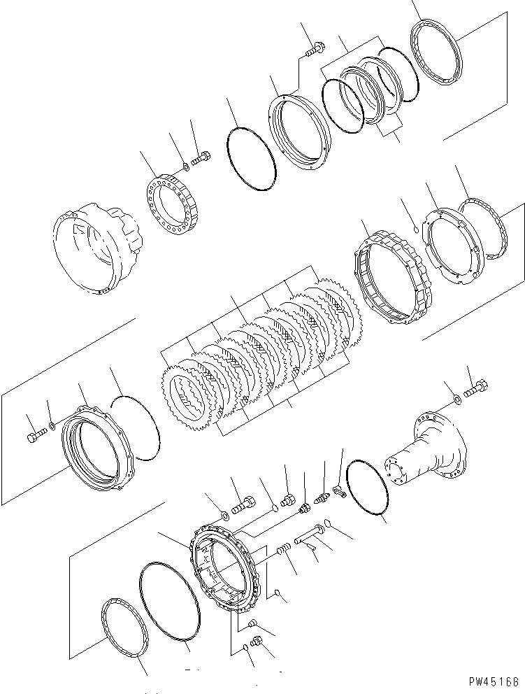 REAR AXLE ASS'Y (\2\428-23-10002) KOMATSU