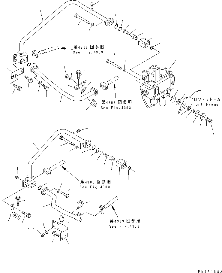Трубка 428-S33-1121 KOMATSU