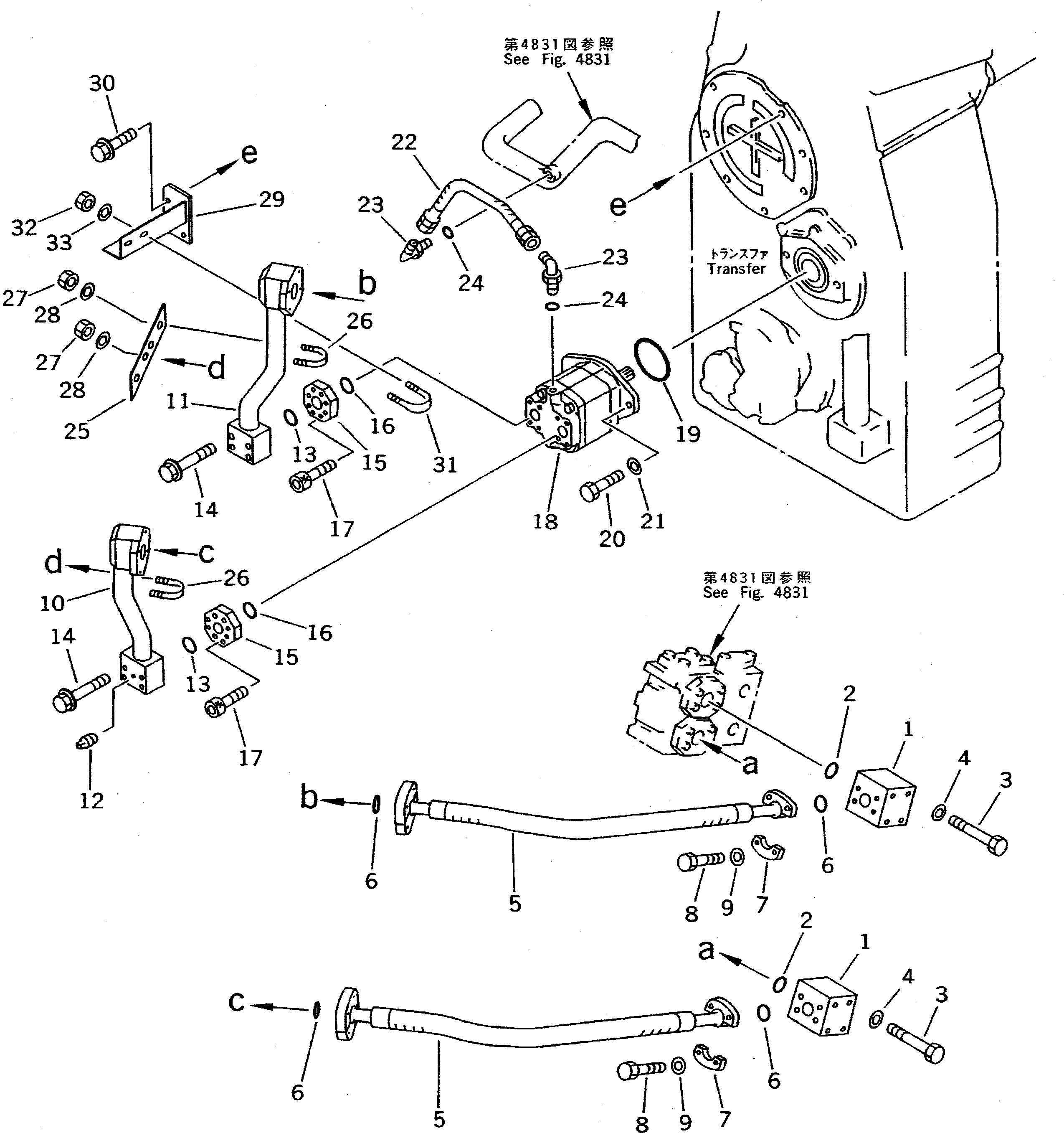 PUMP ASS'Y,EMERGENCY STEERING (\0\704-30-42110) KOMATSU