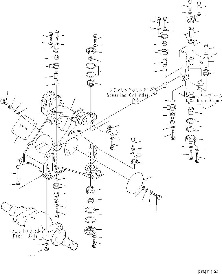 FRAME,FRONT 428-S33-1840 KOMATSU