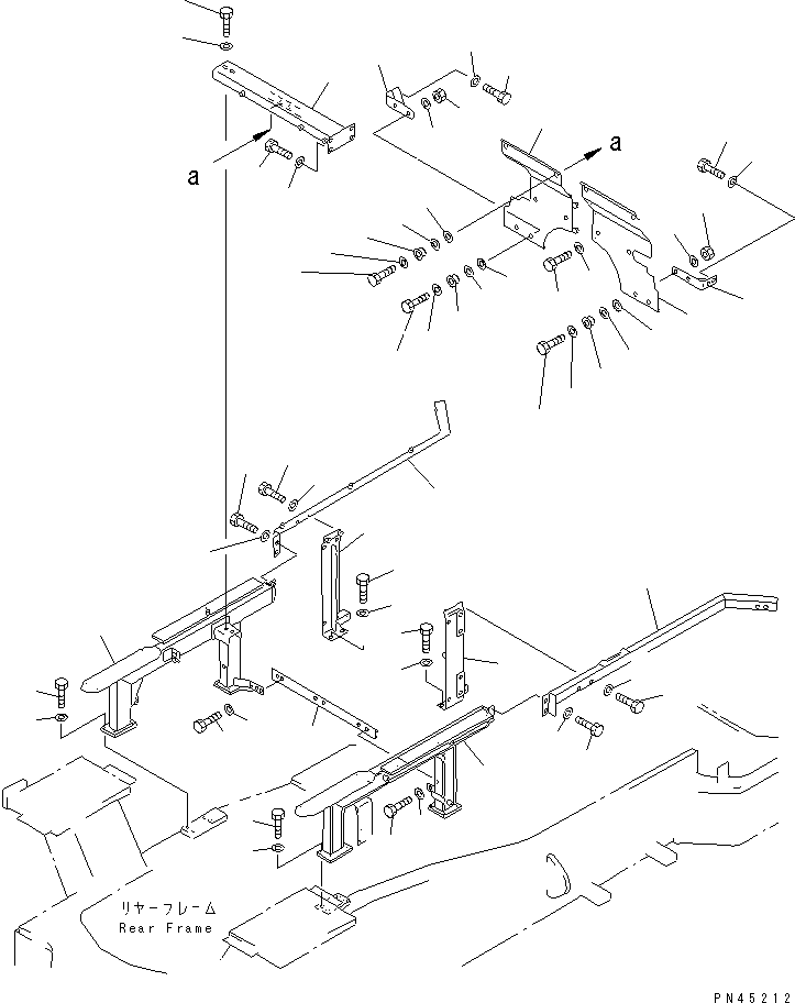 Крышка правая 428-54-11581 KOMATSU
