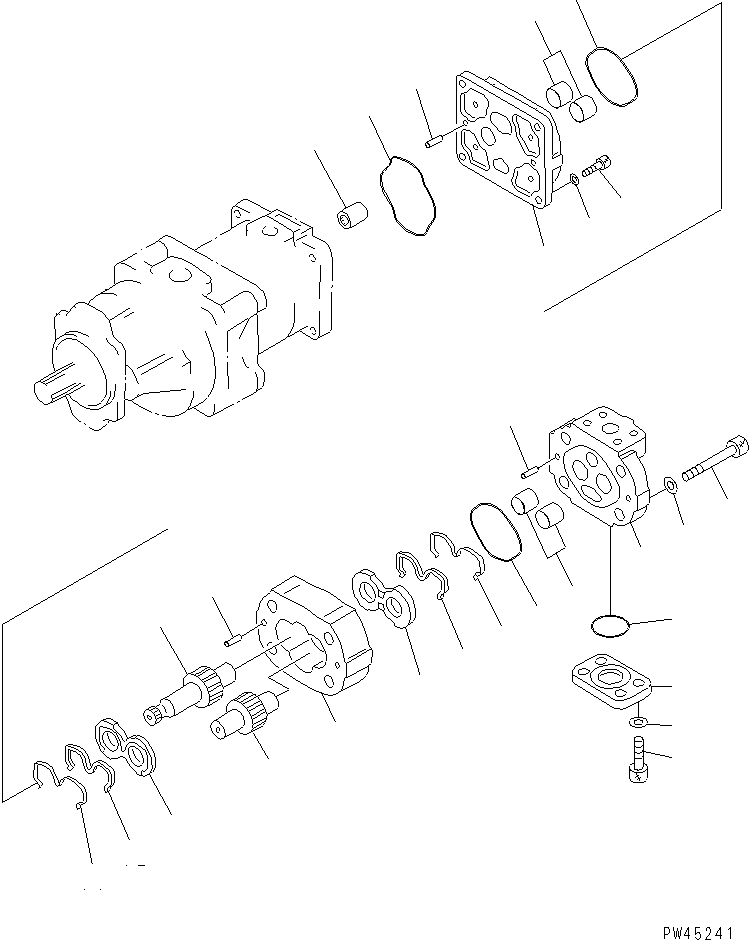 Уплотнительное кольцо круглого сечения (\7\705-17-01380) KOMATSU