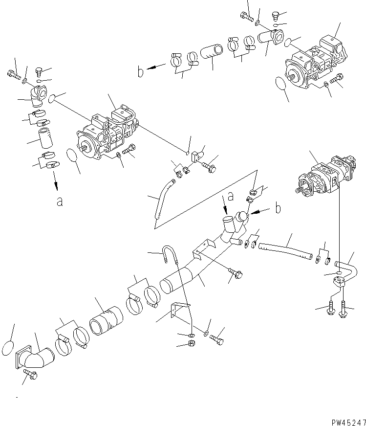 Шланг 07260-12656 KOMATSU