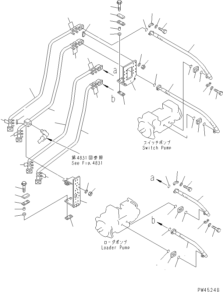 Шланг 07084-11007 KOMATSU