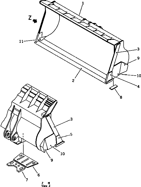 Пластина (сварная) 428-70-12262 KOMATSU