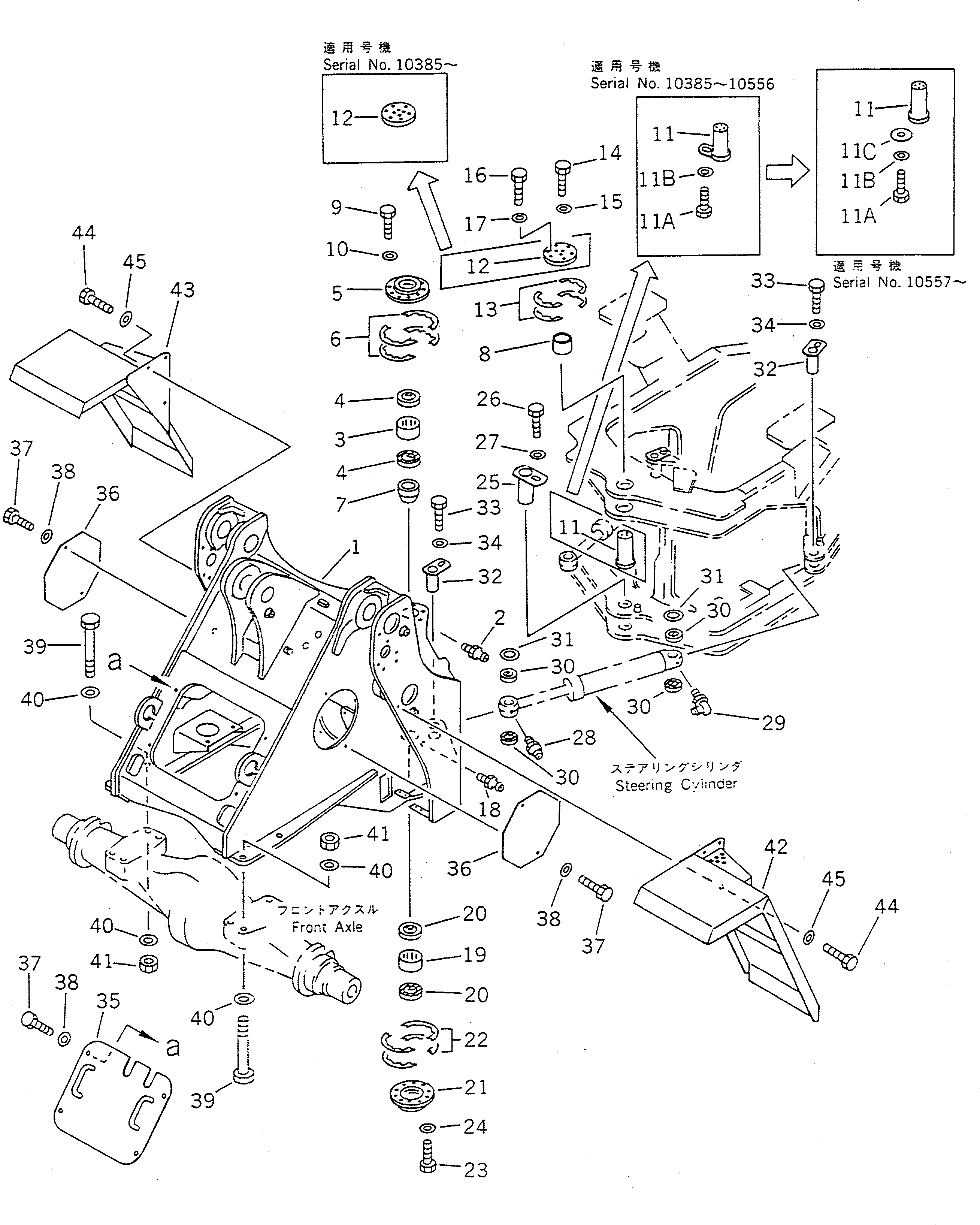 FRAME,FRONT 421-46-11200 KOMATSU