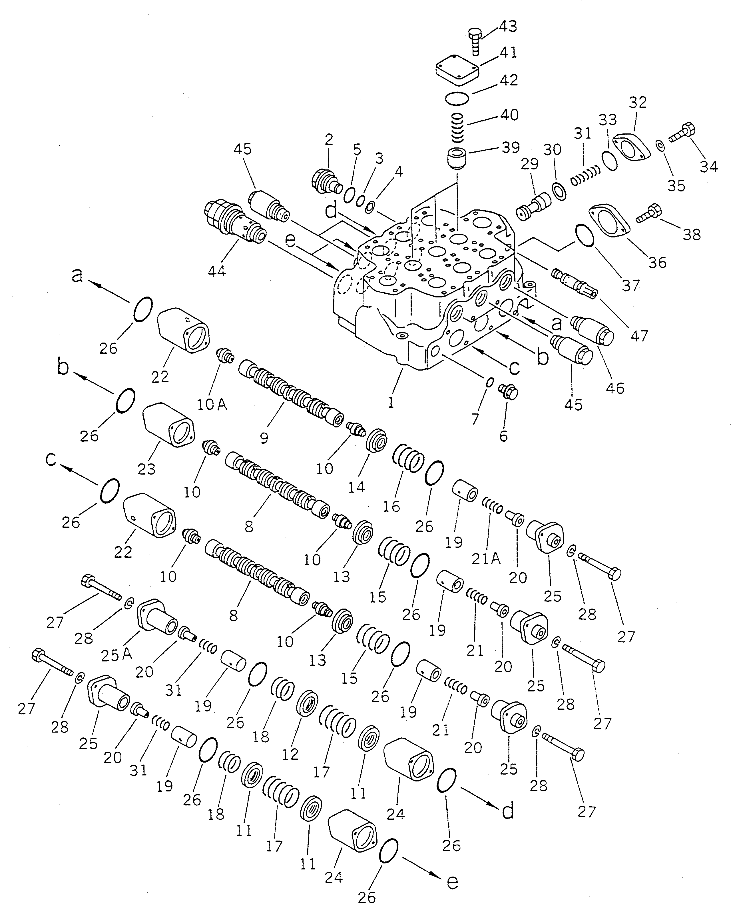 Клапан в сборе 709-13-11104 KOMATSU