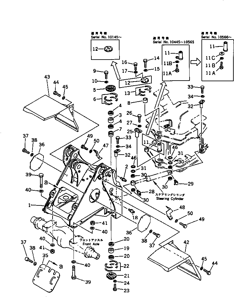 FRAME,FRONT 421-46-11400 KOMATSU