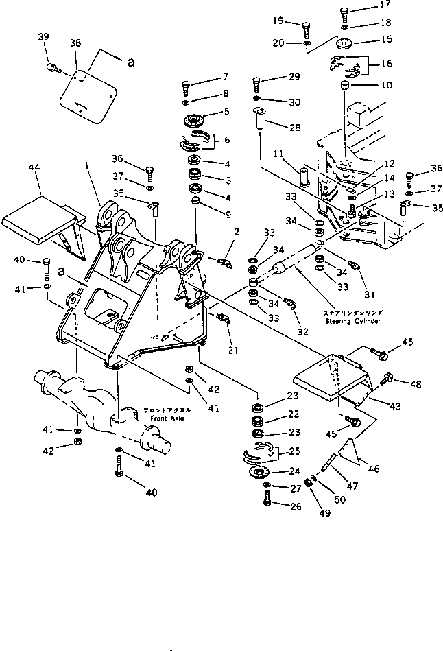 FRAME,FRONT 424-46-11770 KOMATSU