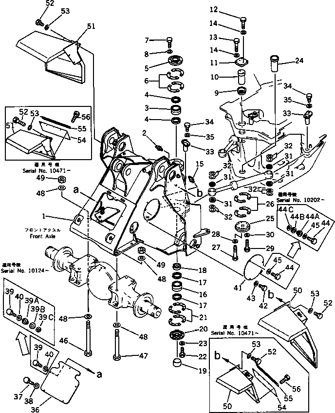 COVER,(FOR FRONT ATTACHMENT) 425-877-1271 KOMATSU