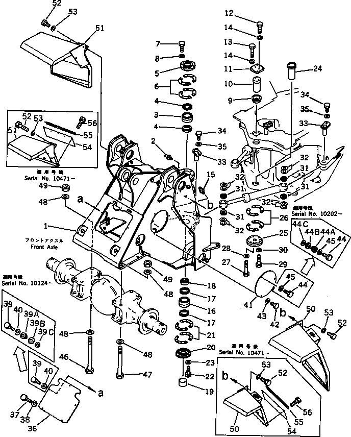FRAME,FRONT 425-46-11300 KOMATSU